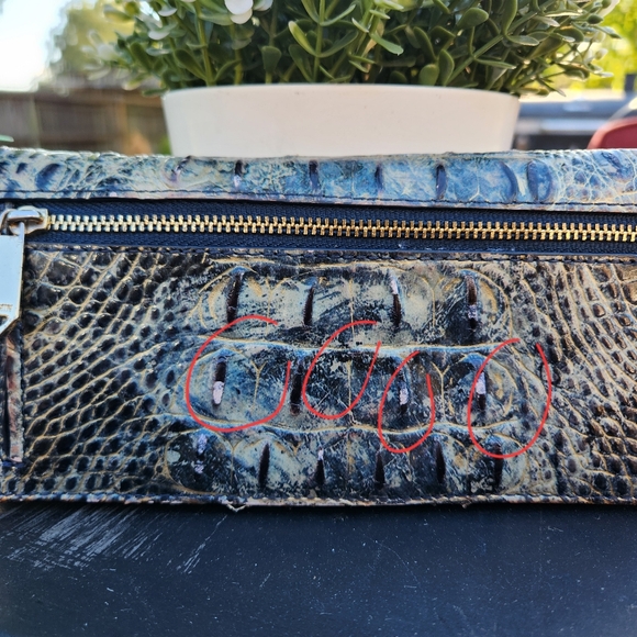 Brahmin Turquoise Wallet - Picture 6 of 7